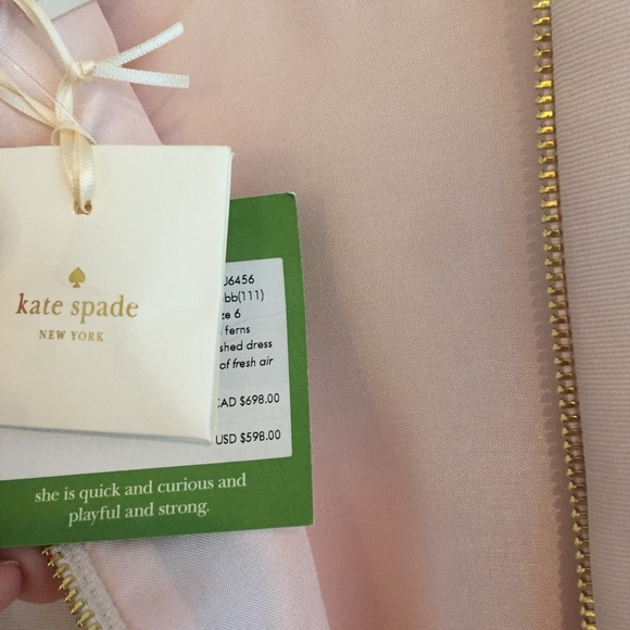 SOLD Kate Spade Sea Ferns Embellished Dress - Picture 5 of 8